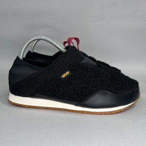 Teva ReEMBER Shoes Women's Size 7 Black‎ Fleece Slip On Athletic Slippers